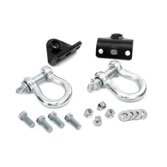 Rough Country 1048 D-Ring & Mount Kit for 87-06 Jeep Wrangler YJ,TJ & 93-98 Jeep Grand Cherokee ZJ with