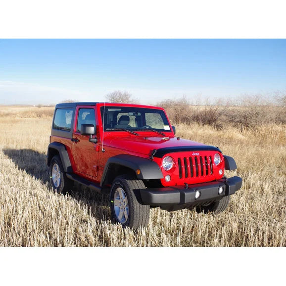 Load image into Gallery viewer, Focus Auto Design Inc. HD7W07 FormFit Hood Protector for 07-18 Jeep Wrangler JK
