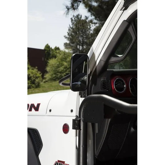 Rugged Ridge 11025.24 Rectangular Trail Mirror for 18-24 Jeep Wrangler JL & Gladiator JT