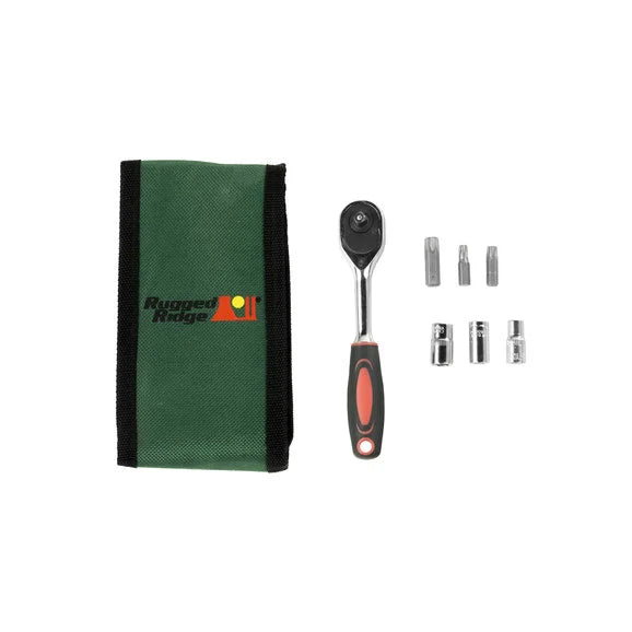 Load image into Gallery viewer, Rugged Ridge 15104.56 Top &amp; Door Torx Tool Set with Pouch for 07-18 Jeep Wrangler JK
