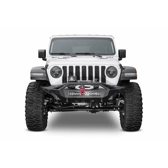 Load image into Gallery viewer, ADD Offroad F961232080103 Stealth Fighter Mid Length Front Winch Bumper for 18-24 Jeep Wrangler JL &amp; Gladiator JT
