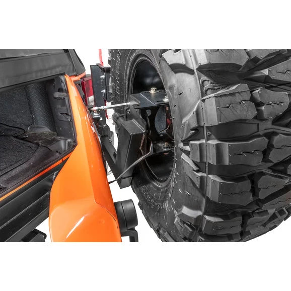 Load image into Gallery viewer, HyLine OffRoad Standard Rear Bumper &amp; Tire Carrier Combo for 07-18 Jeep Wrangler JK
