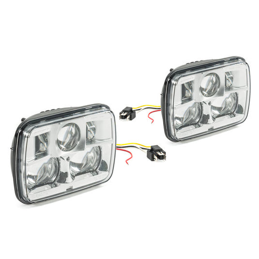 J.W. Speaker 8900 LED Headlight Kit for 84-01 Jeep Wrangler YJ, Cherokee XJ & Comanche MJ