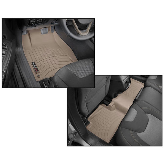 WeatherTech DigitalFit Front & Rear FloorLiner for 15-21 Jeep Cherokee KL