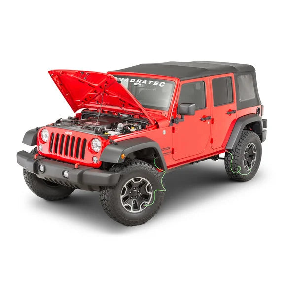 Load image into Gallery viewer, Up Down Air Air it Up Onboard Air Delivery System Front Engine Mount with 2 VIAIR 400C Air Compressors for 07-18 Jeep Wrangler JK
