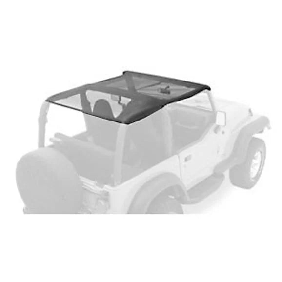 Load image into Gallery viewer, Bestop 52532-11 Header Safari Bikini Top in Mesh Material for 03-06 Jeep Wrangler TJ
