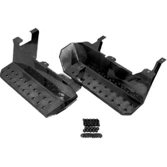 OMIX 11139.02 Sides Steps in Gloss Black for 76-86 Jeep CJ7 & CJ8