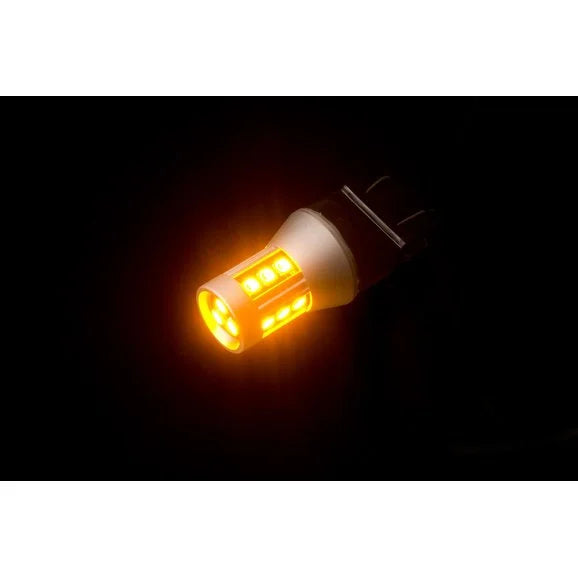 Load image into Gallery viewer, Putco 343157A-360 Metal 360 LED 3157 Amber Front Turn Signal Lamp Bulbs for 07-18 Jeep Wrangler JK
