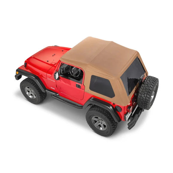 Load image into Gallery viewer, QuadraTop Adventure Top Fastback Conversion Soft Top for 97-06 Jeep Wrangler TJ
