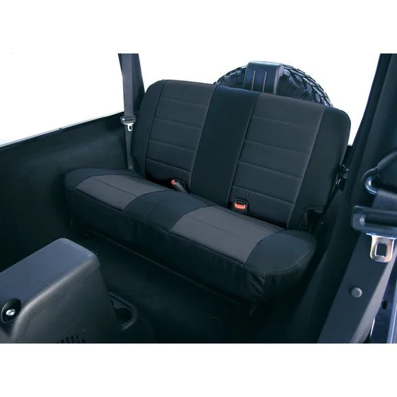 Rugged Ridge Neoprene Custom-Fit Rear Seat Cover for 80-95 Jeep CJ-5, CJ-7, CJ-8 Scrambler & Wrangler YJ