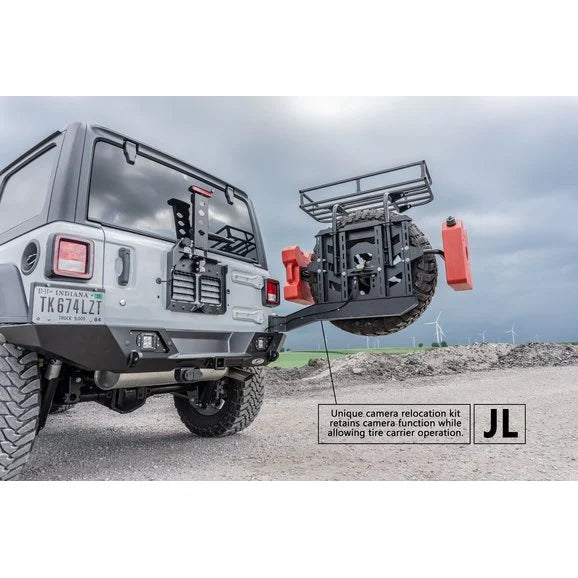 Load image into Gallery viewer, LoD Offroad JRC1801 Rear Camera Relocation Kit for 18-24 Jeep Wrangler JL
