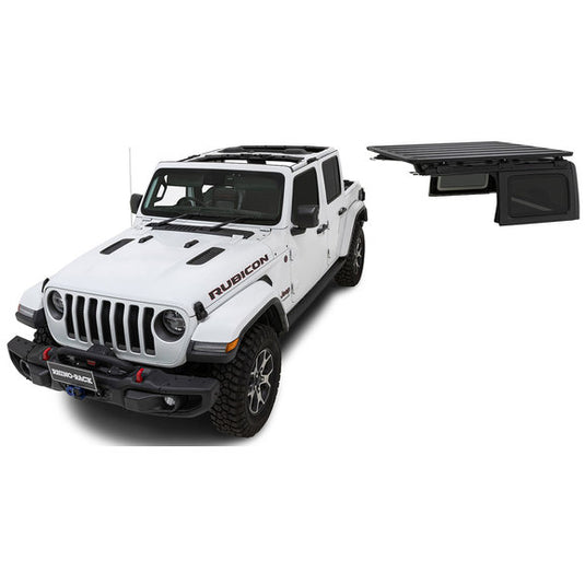 Rhino-Rack JC-00455 72" x 56" Pioneer Platform with Backbone System & RCL Legs for 18-23 Jeep Wrangler JL Unlimited with Hardtop