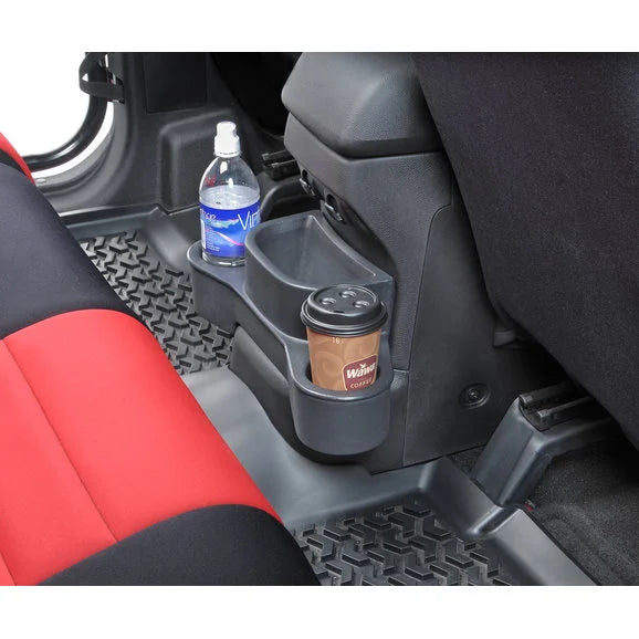 Load image into Gallery viewer, Vertically Driven Products 31600 Trash Can with Cup Holders for 11-18 Jeep Wrangler JK
