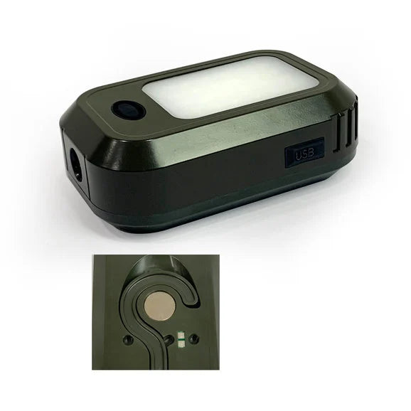 Load image into Gallery viewer, Overland Vehicle Systems 15049901 Wild Land Camping UFO Solar Light Pod &amp; Speaker System
