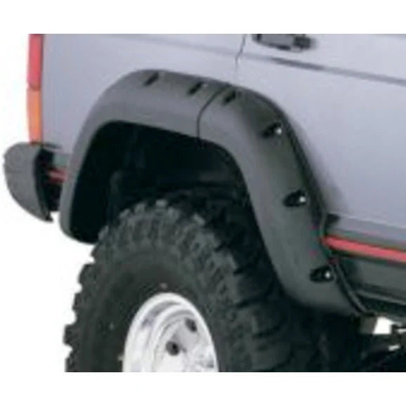 Bushwacker 10036-07 Cut-Out Rear Fender Flares for 84-01 Jeep Cherokee XJ 4 Door