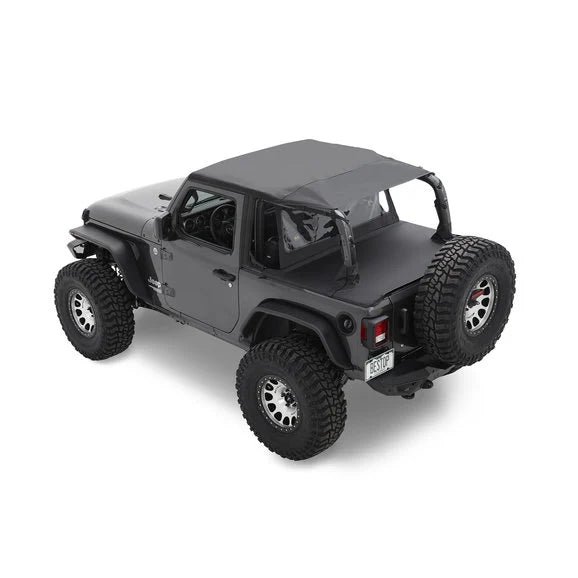 Bestop 80050-35 Windjammer in Black Diamond for 18-24 Jeep Wrangler JL 2-Door