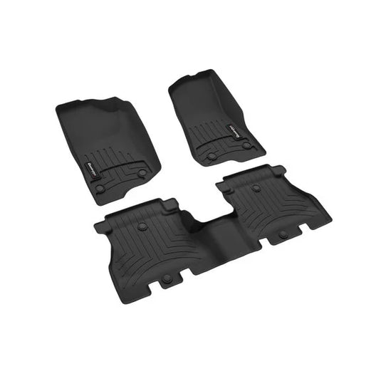 Quadratec DigitalFit Front and Rear Liners by WeatherTech for 18-24 Jeep Wrangler JL Unlimited