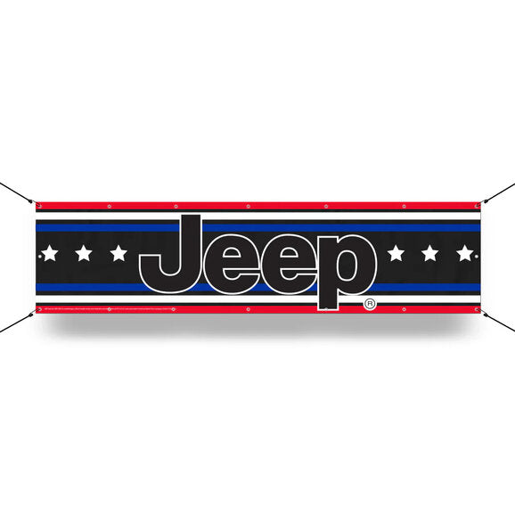 Load image into Gallery viewer, Jeep Merchandise Jeep Logo Banner
