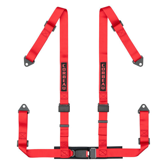 Load image into Gallery viewer, Corbeau 2-Inch 4-Point Bolt In Harness Belts
