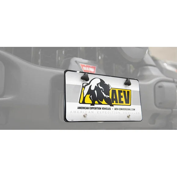 Load image into Gallery viewer, AEV 12301080AB Hawse Fairlead License Plate Bracket for EX/RX Front Bumper
