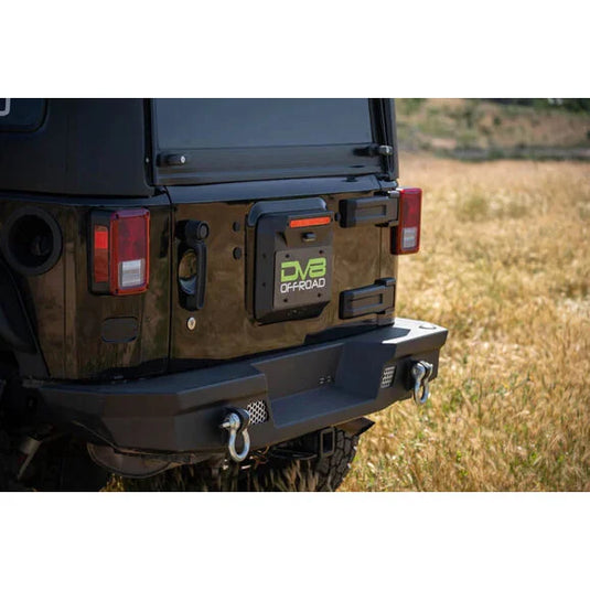 DV8 Offroad TSJK-01 Spare Tire Delete for 07-18 Jeep Wrangler JK