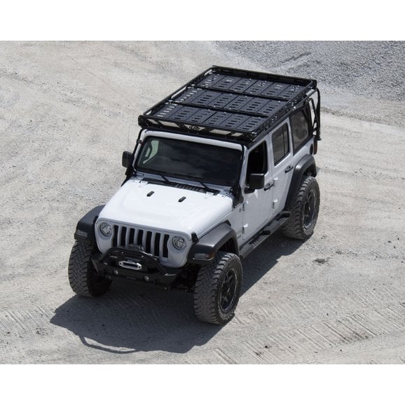 LoD Offroad Destroyer Roof Rack Aluminum Floor Kit (2 panels per kit) for (Base Roof Rack or the Sliding Roof Rack) For 07-24 Jeep Wrangler JK & JL Unlimited 4-Door