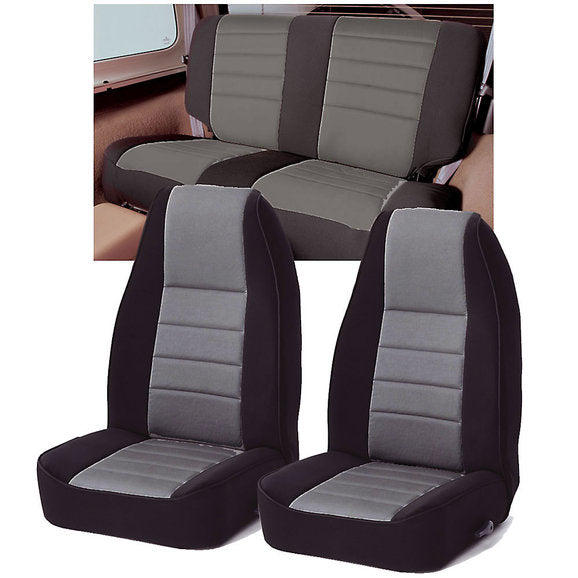 Load image into Gallery viewer, Rugged Ridge Neoprene Custom-Fit Seat Covers Combo for 97-02 Jeep Wrangler TJ
