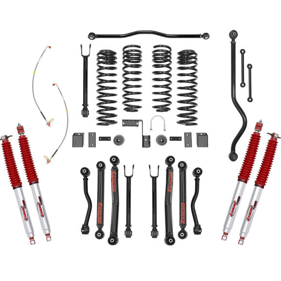 Load image into Gallery viewer, Rancho RS66114B 4in Crawler Short Arm Lift Kit for 07-18 Jeep Wrangler JK
