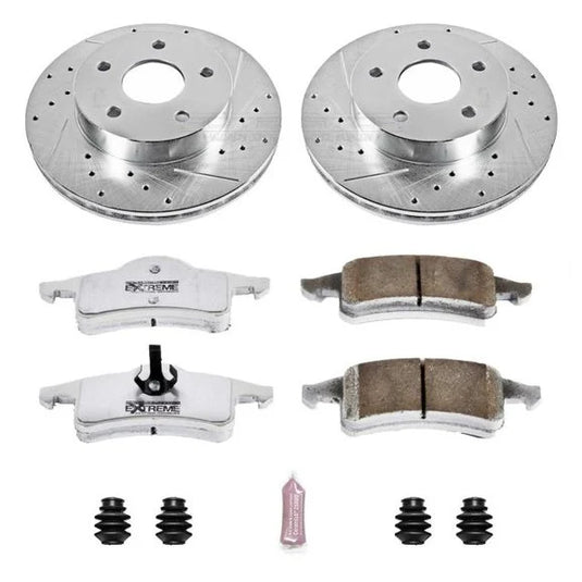 Power Stop K2151-26 Rear Z26 Street Warrior Performance Brake Kit or 99-04 Jeep Grand Cherokee WJ