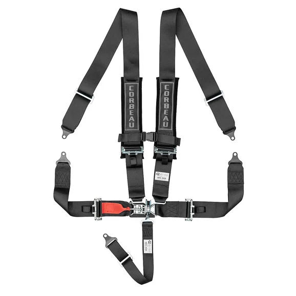 Corbeau 3-Inch 5-Point Latch and Link Harness Belts