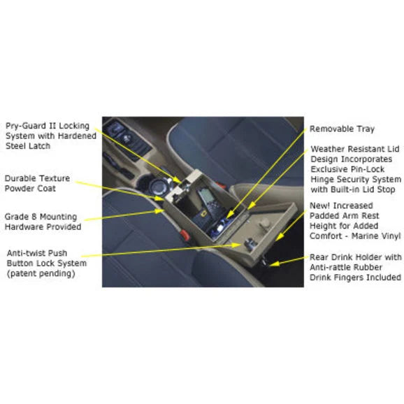 Load image into Gallery viewer, Tuffy Rear-Half Speaker Console for 01-06 Jeep Wrangler TJ &amp; Unlimited
