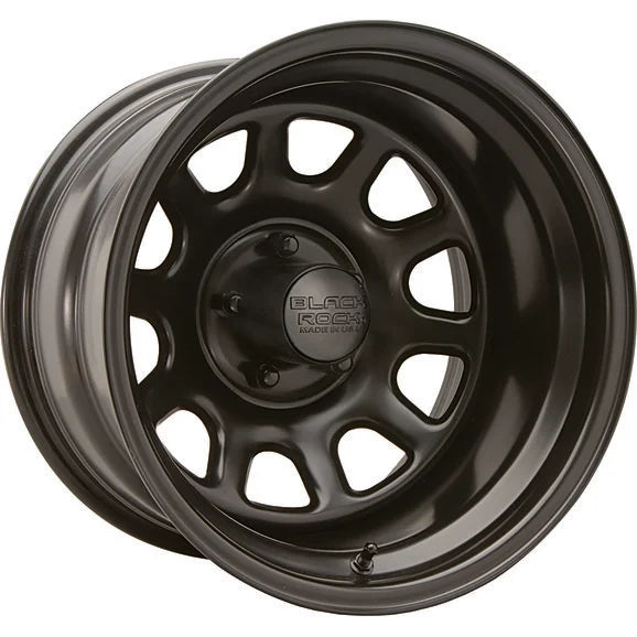 Black Rock 942785045 Series 942 Type D Wheel for 5x5 Bolt Pattern in 17x8 Size & 4.5