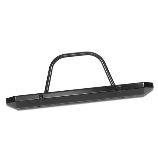 Warrior Products 57059 Front Rock Crawler Stubby Bumper with Brush Guard and D-Ring Mounts for 76-06 Jeep CJ5, CJ7, CJ8, Wrangler YJ, TJ & Unlimited