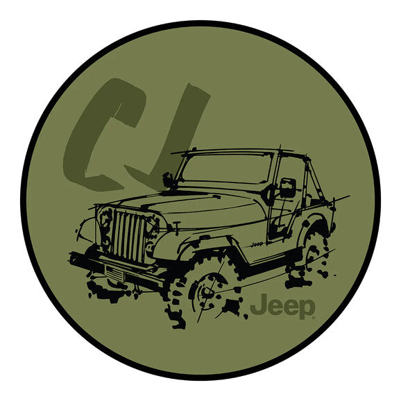 Load image into Gallery viewer, Jeep Merchandise 4&quot; Jeep Logo Circle Jeep Sticker
