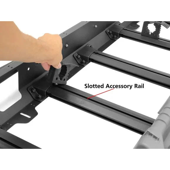 Load image into Gallery viewer, Go Rhino SRM400 Series Roof Rack for 18-21 Jeep Wrangler JK, JL, and Gladiator JT
