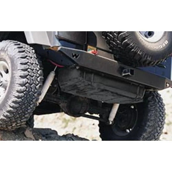 WARN 65508 Rock Crawler Rear Bumper for 97-06 Jeep Wrangler TJ & Unlimited (Will accept tire carrier)