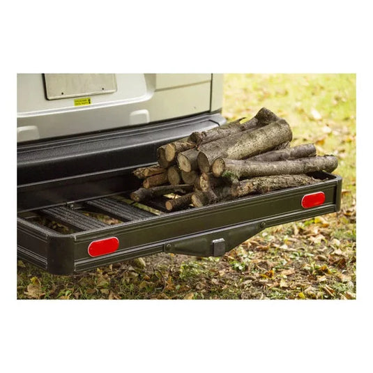 CURT 18113 Basket-Style Aluminum Cargo Carrier