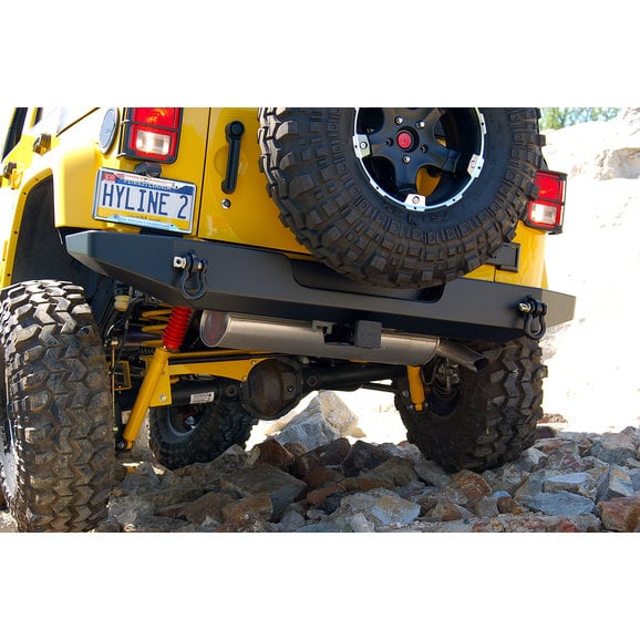 Load image into Gallery viewer, HyLine OffRoad 400200110 Standard Rear Bumper for 07-18 Jeep Wrangler JK
