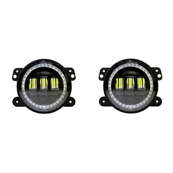 Load image into Gallery viewer, Quake LED QTE916 RGB 4&quot; HD Fog Light Pair for 18-24 Jeep Wrangler JL &amp; Gladiator JT
