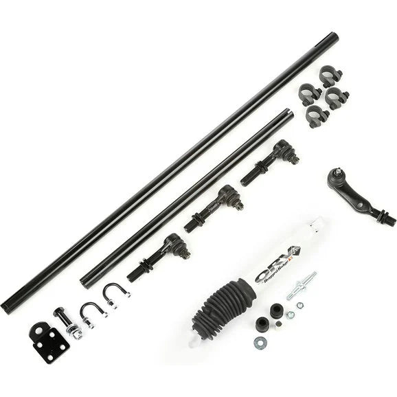 Rugged Ridge 18050.88 HD Steering kit with Damper for 84-06 Jeep Cherokee XJ, Grand Cherokee ZJ, Wrangler TJ & Unlimited