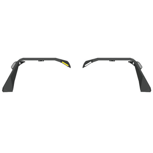 Road Armor Stealth Steel Fender Flares for 18-22 Jeep Wrangler JL & Gladiator JT