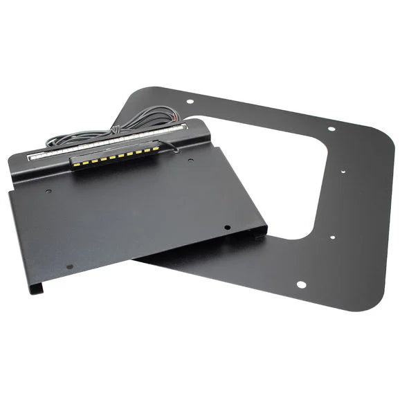 Load image into Gallery viewer, Kentrol 80710 BackSide License Plate Mount with LED for 97-06 TJ &amp; Unlimited
