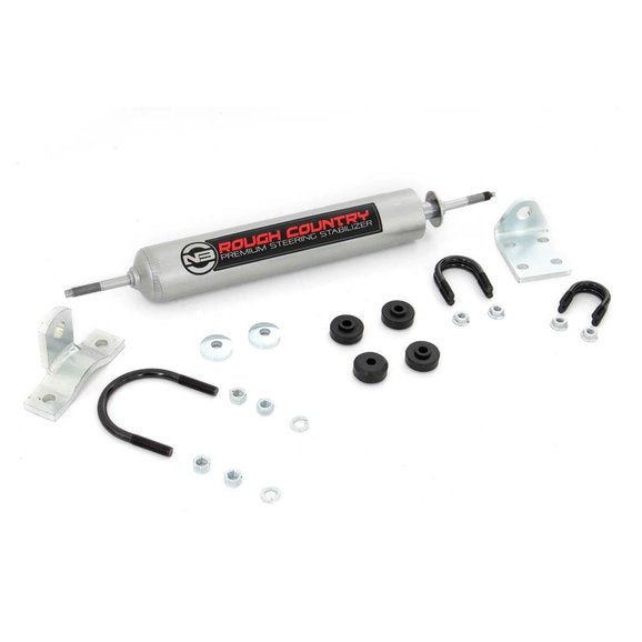 Load image into Gallery viewer, Rough Country 8734530 N3 Steering Stabilizer for 59-86 Jeep CJ
