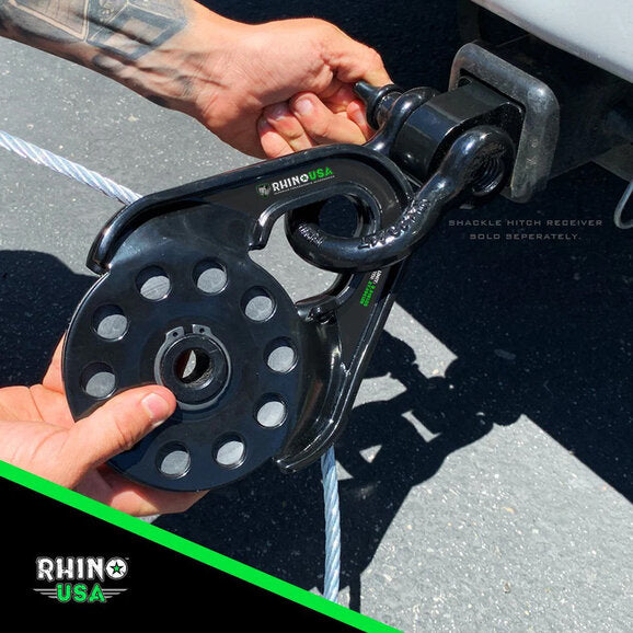 Load image into Gallery viewer, Rhino USA RNO-SNTCH-BLCK Recovery Snatch Block
