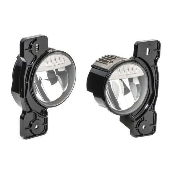 Mopar LED Fog Lamps for 17-24 Jeep Wrangler JK, JL and Gladiator JT with Rubicon Steel Bumper