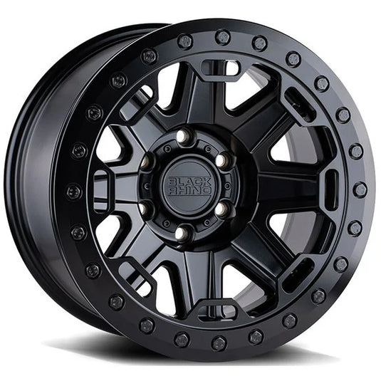 Black Rhino Hard Alloys Rift Beadlock Wheel for 07-24 Jeep Wrangler JL, JK & Gladiator JT