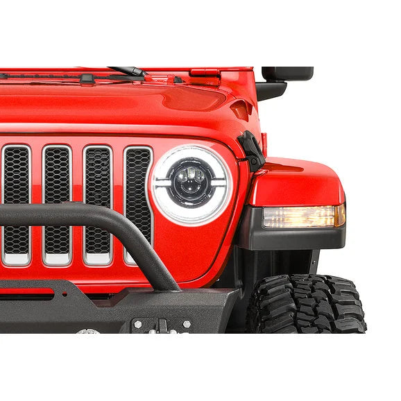 Load image into Gallery viewer, TACTIK TT-LED-DRL-HALO-9 9&quot; LED Headlights with DRL Halo for 18-24 Jeep Wrangler JL &amp; Gladiator JT
