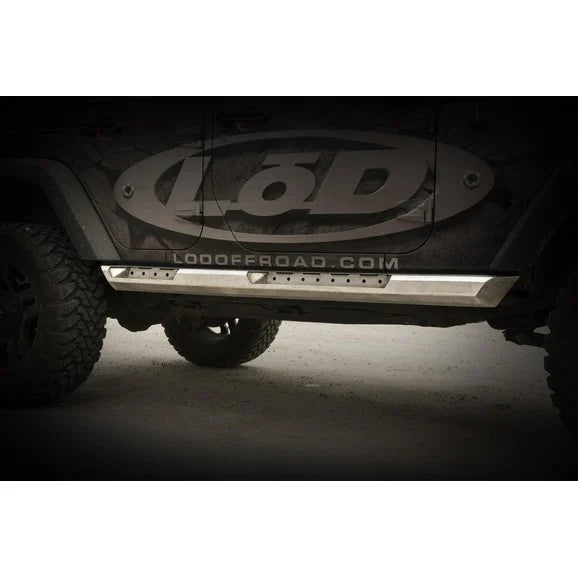 Load image into Gallery viewer, LoD Offroad Destroyer Series Rock Sliders for 07-18 Jeep Wrangler JK Unlimited 4-Door
