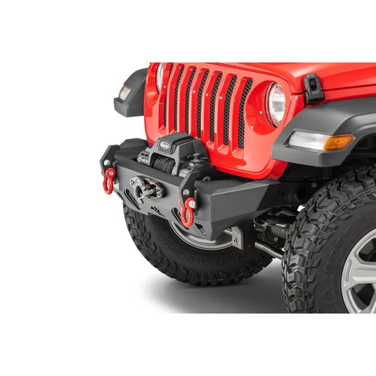 Rugged Ridge 11540.32 HD Stubby Front Bumper for 07-24 Jeep Wrangler JL, JK & Gladiator JT