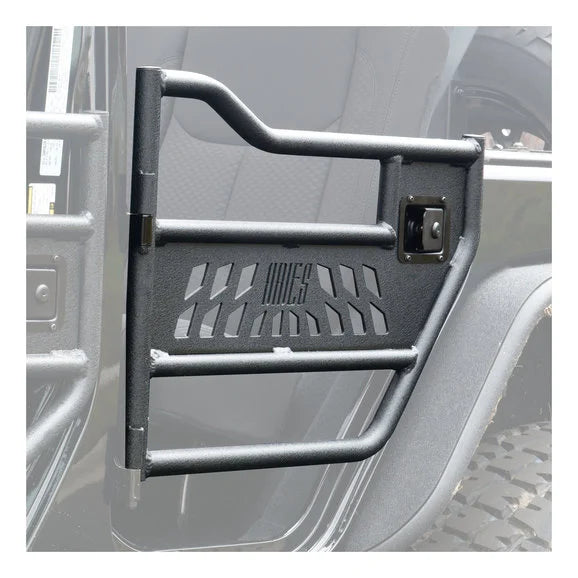 Load image into Gallery viewer, Aries 25009 Rear Tube Doors for 07-18 Jeep Wrangler Unlimited JK 4 Door
